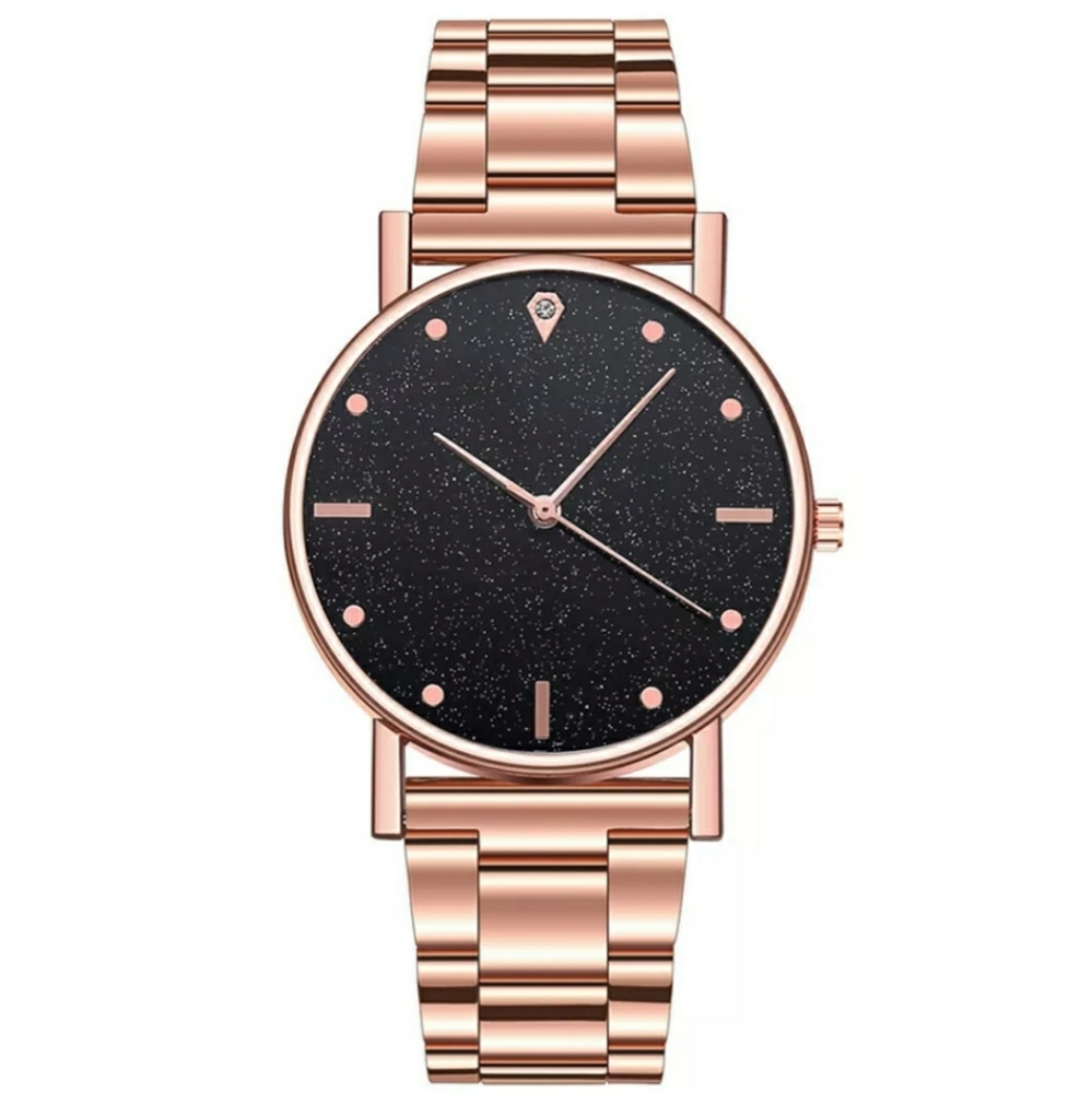 Rose Gold Stainless Steel Womens Fashion Watch - Picture 1 of 1